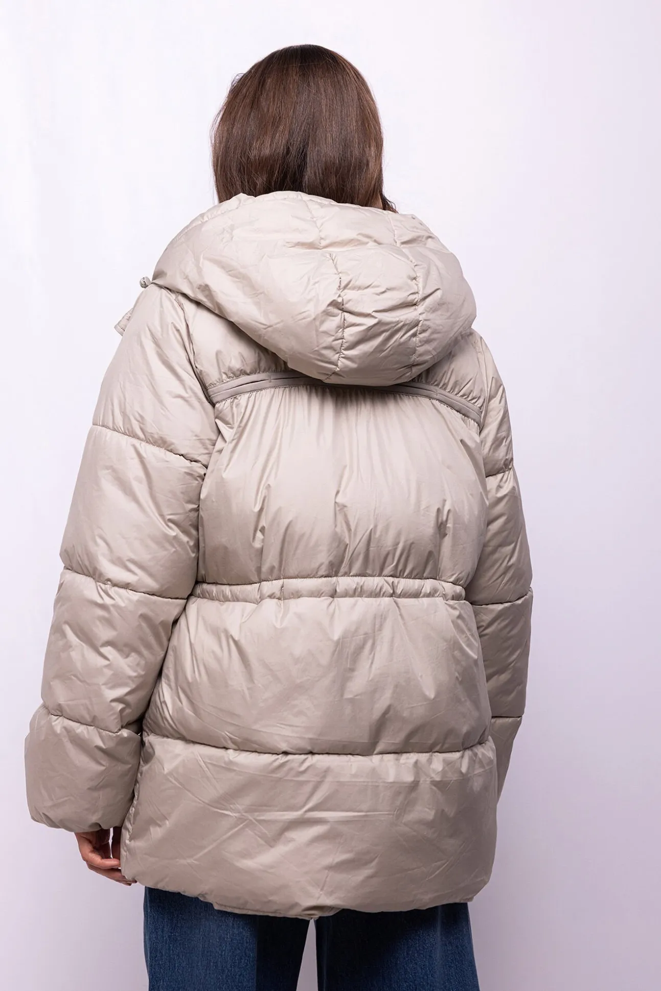 Abrigo acolchado capucha