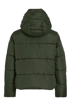 Abrigo acolchado con capucha