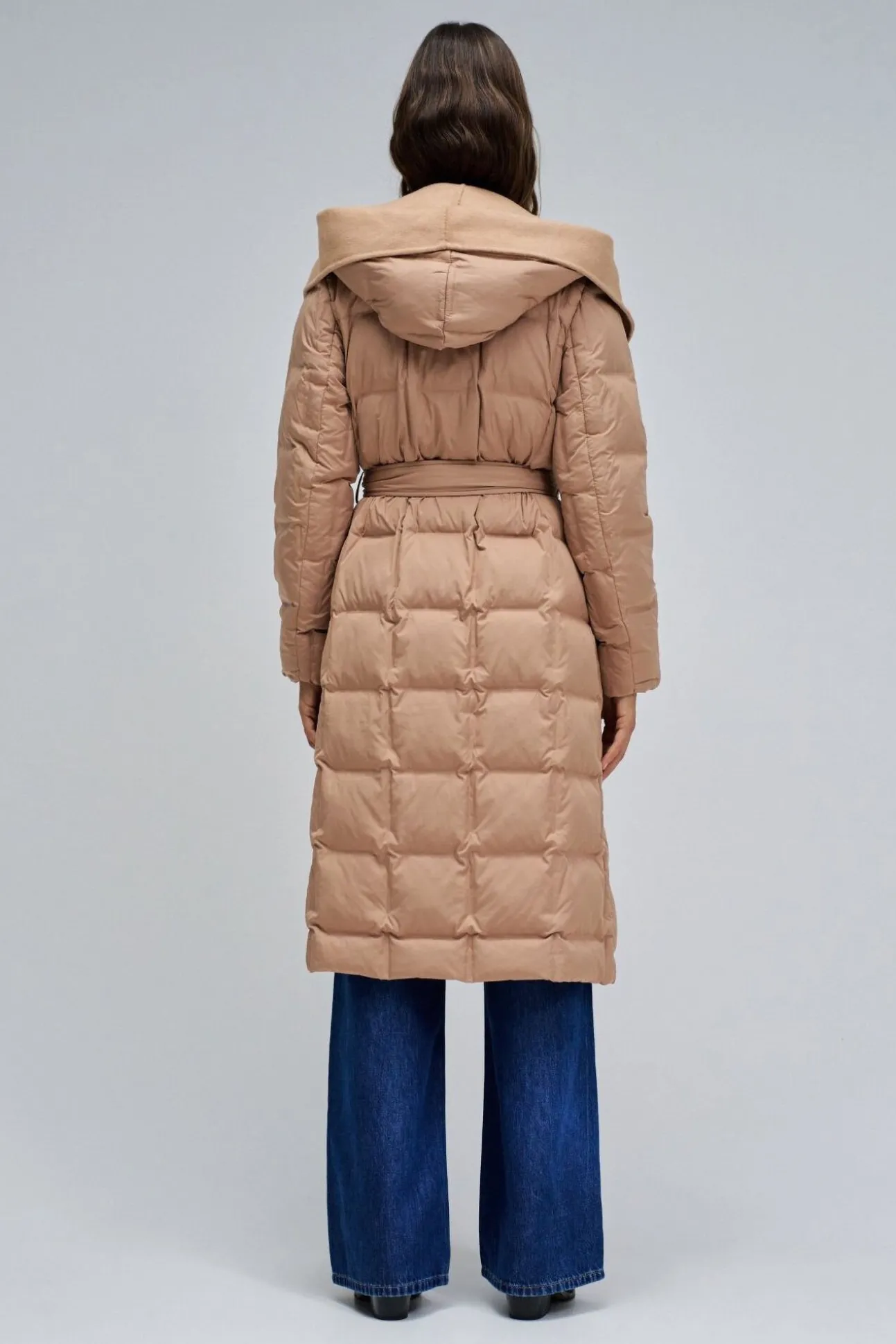 Abrigo acolchado largo