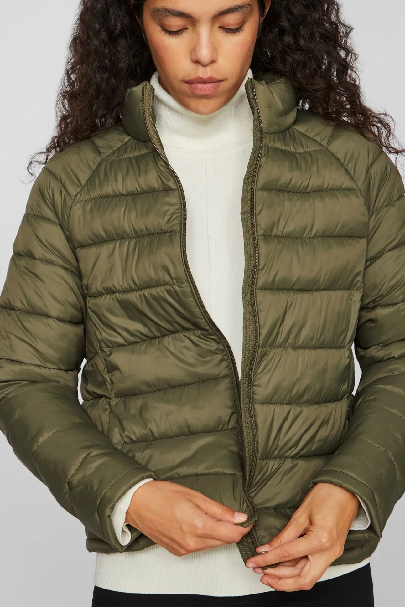 Abrigo acolchado ligero