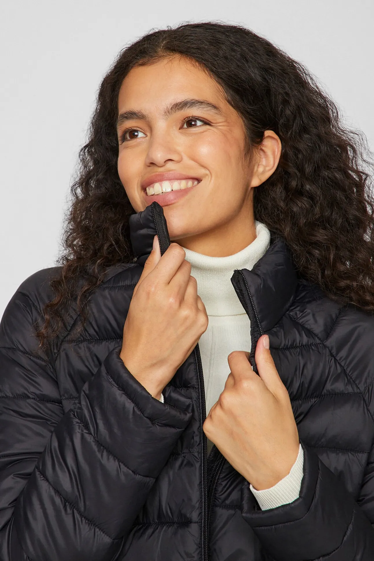 Abrigo acolchado ligero