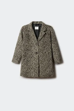 Abrigo animal print niña