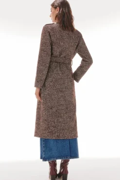 Abrigo cruzado con doble botonatura