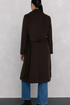 Abrigo cuello efecto pelo