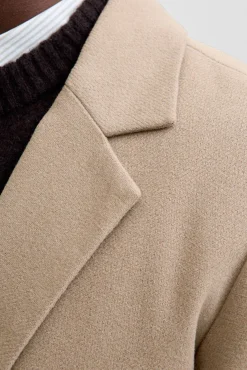 Abrigo cuello italiano