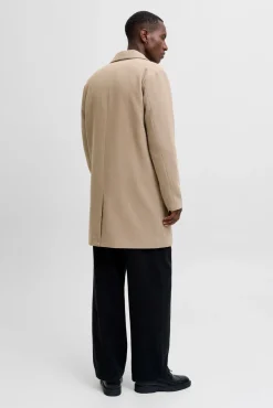 Abrigo cuello italiano