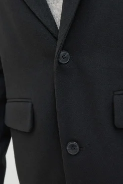 Abrigo cuello italiano