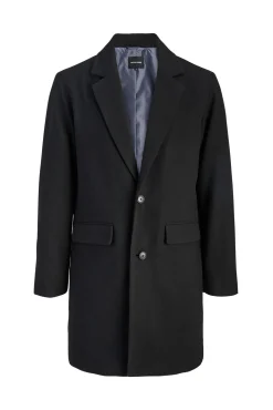 Abrigo cuello italiano