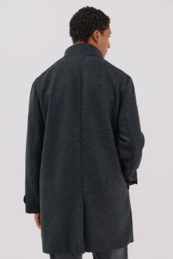 Abrigo cuello tira estructura