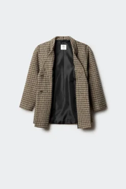 Abrigo de cuadros niña