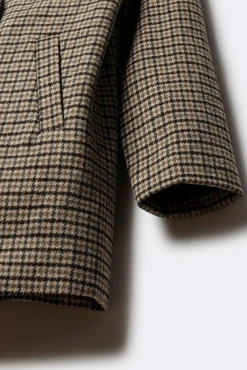 Abrigo de cuadros niña