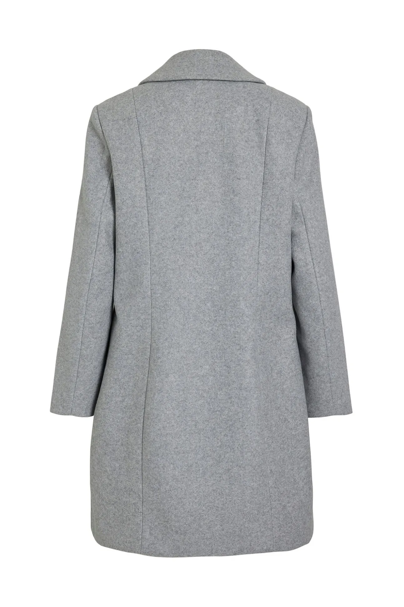 Abrigo de paño con solapas