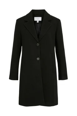 Abrigo de paño con solapas