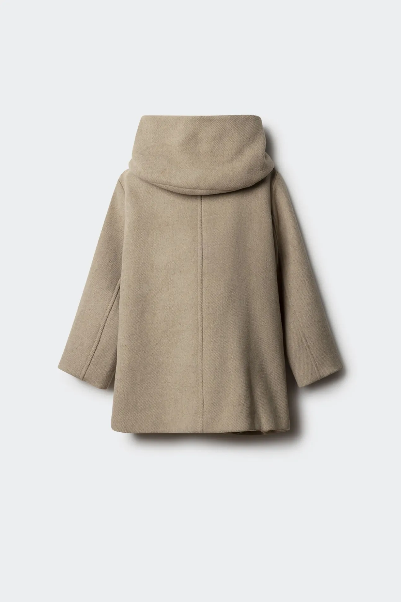 Abrigo de paño cruzado niña