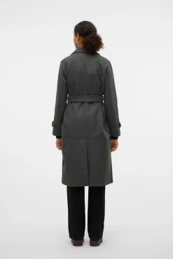 Abrigo de paño manga larga