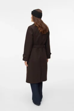 Abrigo de paño manga larga