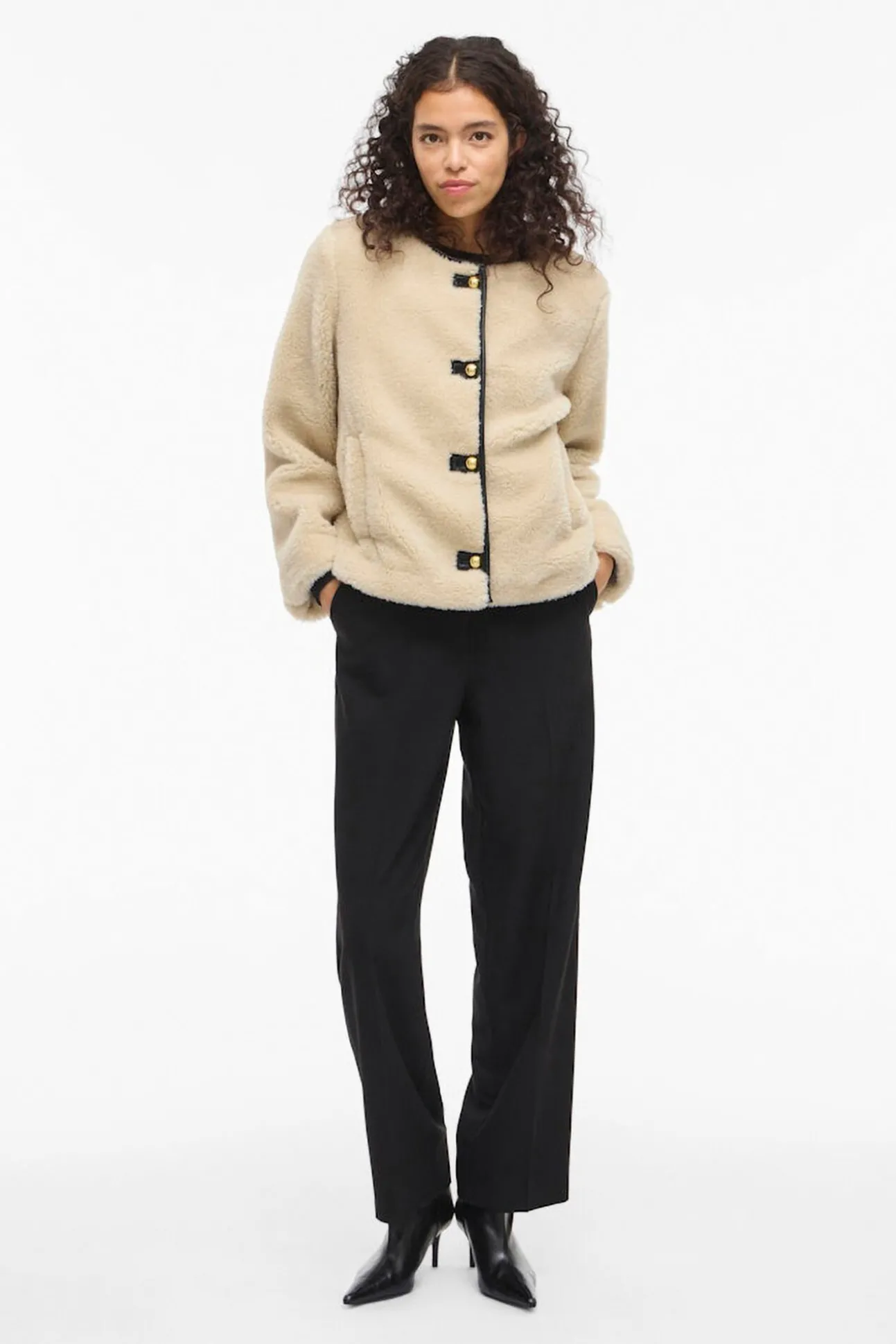 Abrigo efecto borreguillo