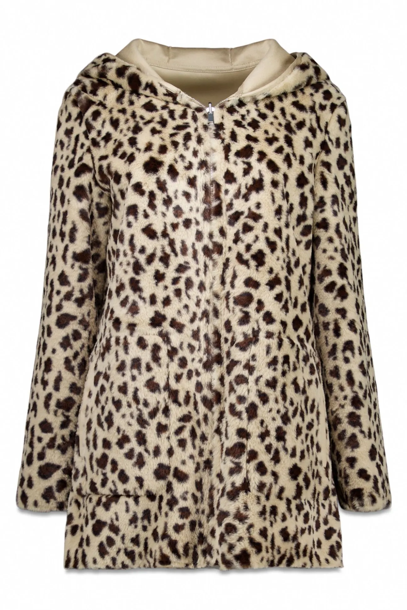 Abrigo efecto doble faz reversible