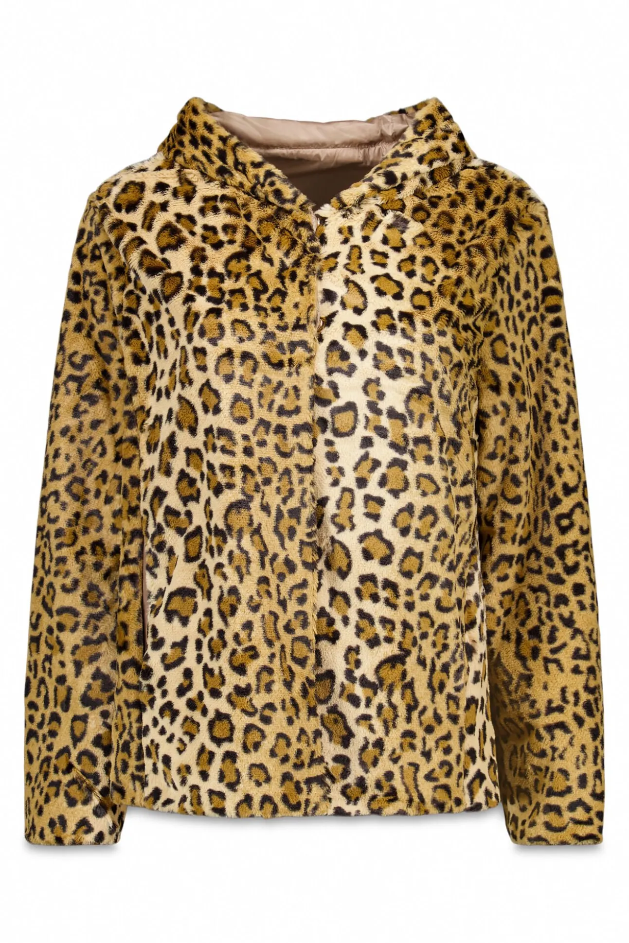 Abrigo efecto doble faz reversible