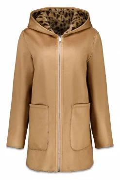 Abrigo efecto doble faz reversible