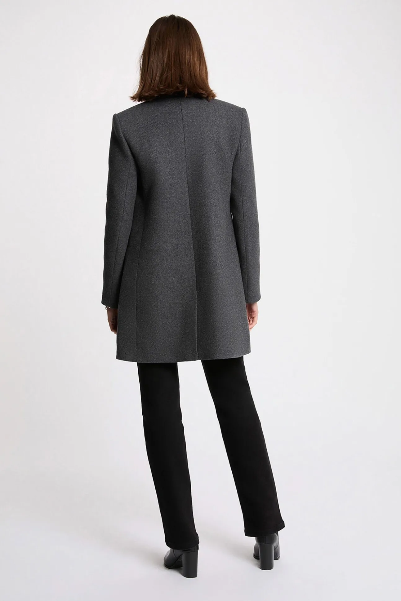 Abrigo entallado de bucle