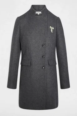 Abrigo entallado de bucle