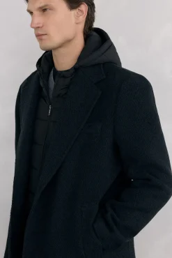 Abrigo espiga gris vistas desmontables