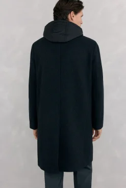 Abrigo espiga gris vistas desmontables