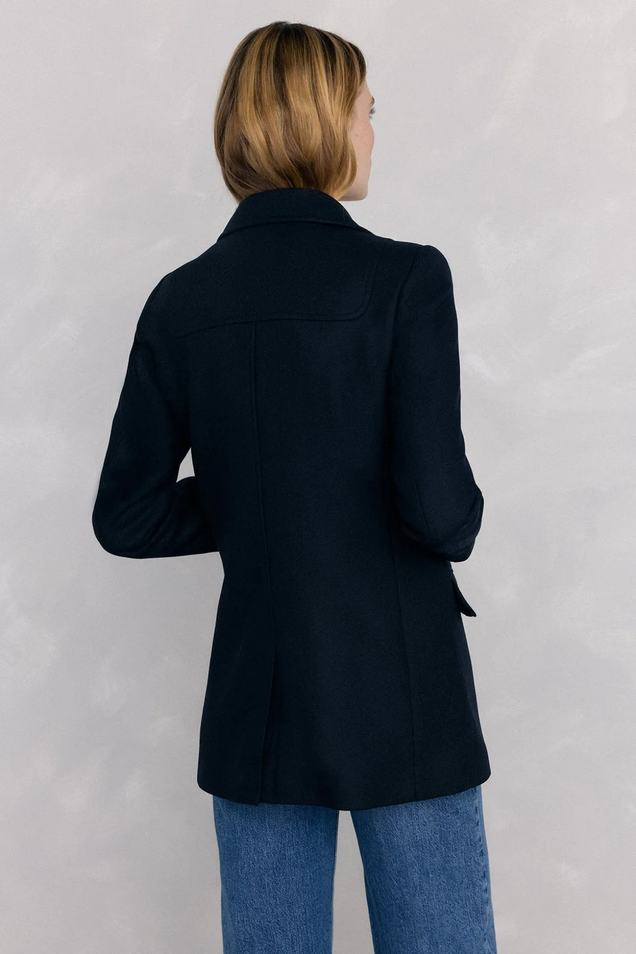 Abrigo estilo marinero