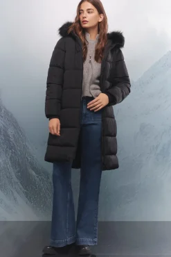 Abrigo largo acolchado Thermolite