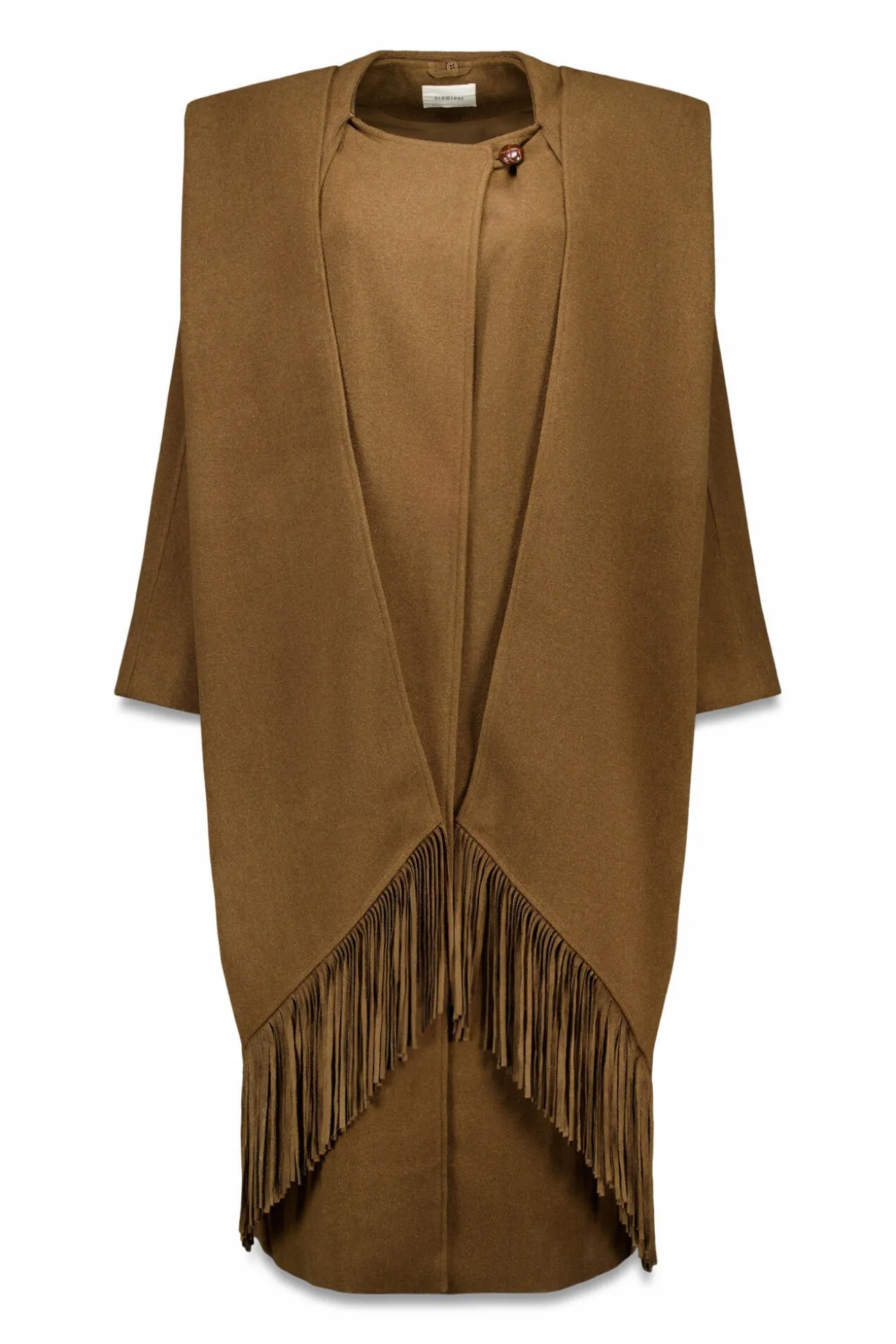 Abrigo largo bufanda