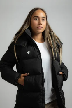 Abrigo largo de fibra