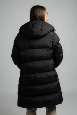 Abrigo largo de fibra