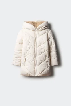 Abrigo largo para niña