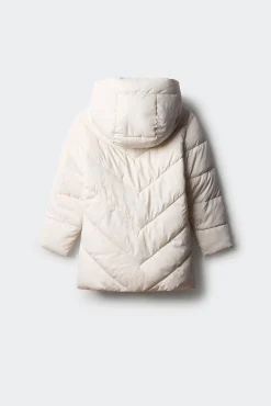 Abrigo largo para niña