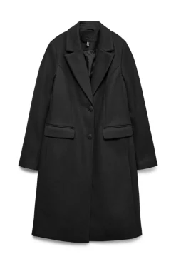 Abrigo midi de paño