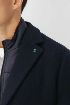 Abrigo pechera desmontable paño