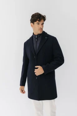 Abrigo pechera desmontable paño