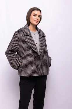 Abrigo tweed cuadros