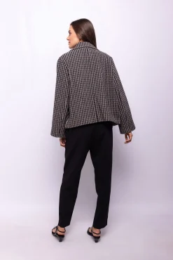 Abrigo tweed cuadros