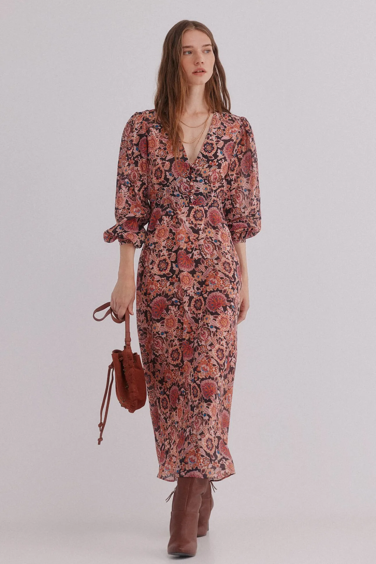 Aitana. Vestido estampado