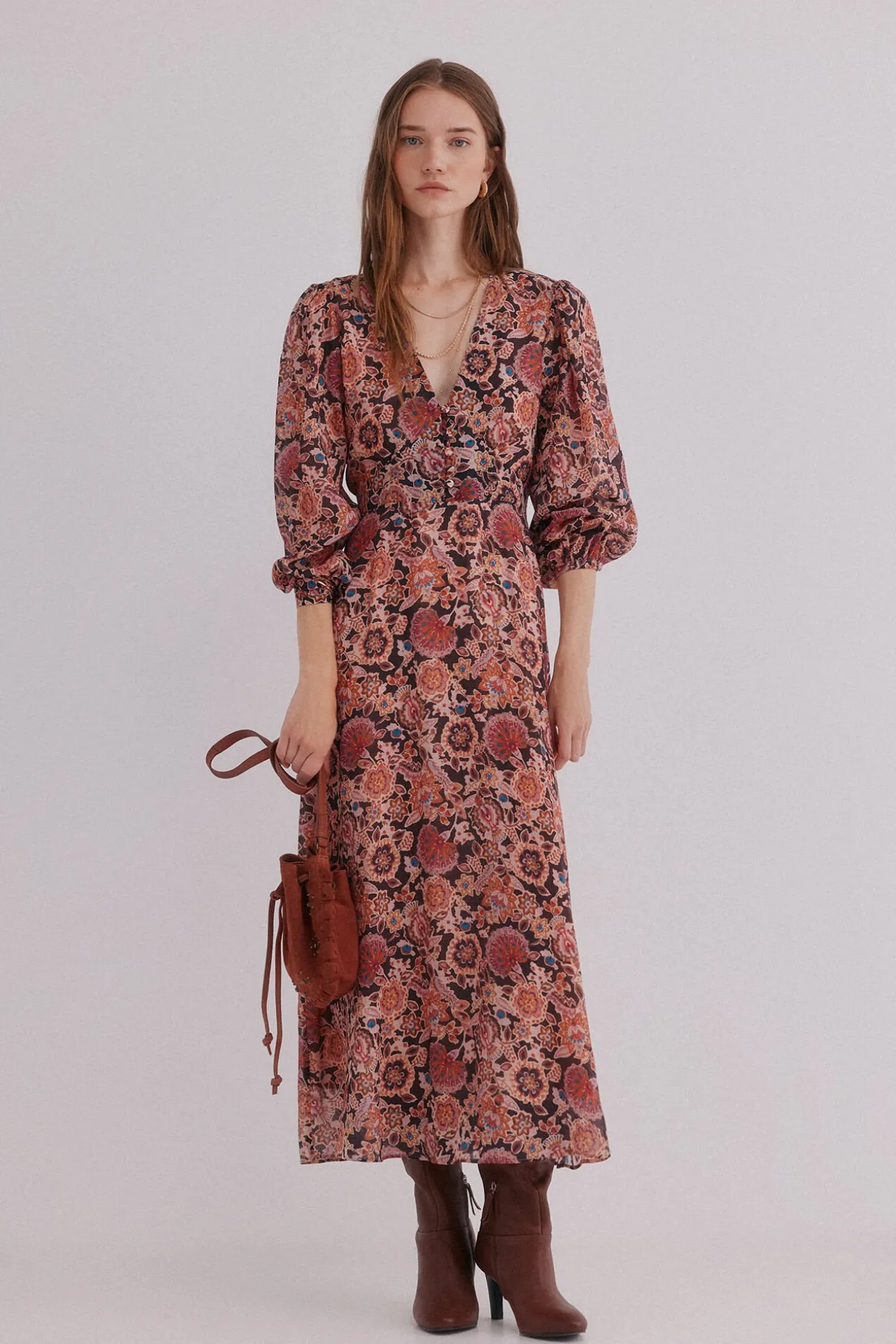 Aitana. Vestido estampado