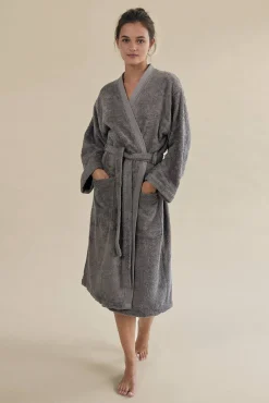 Albornoz rizo algodón bambú unisex