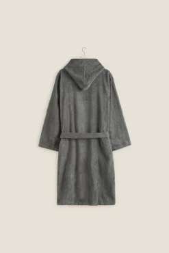 Albornoz rizo algodón capucha unisex