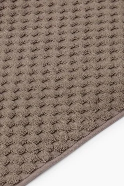 Alfombra baño rizo algodón bambú 50x70cm.