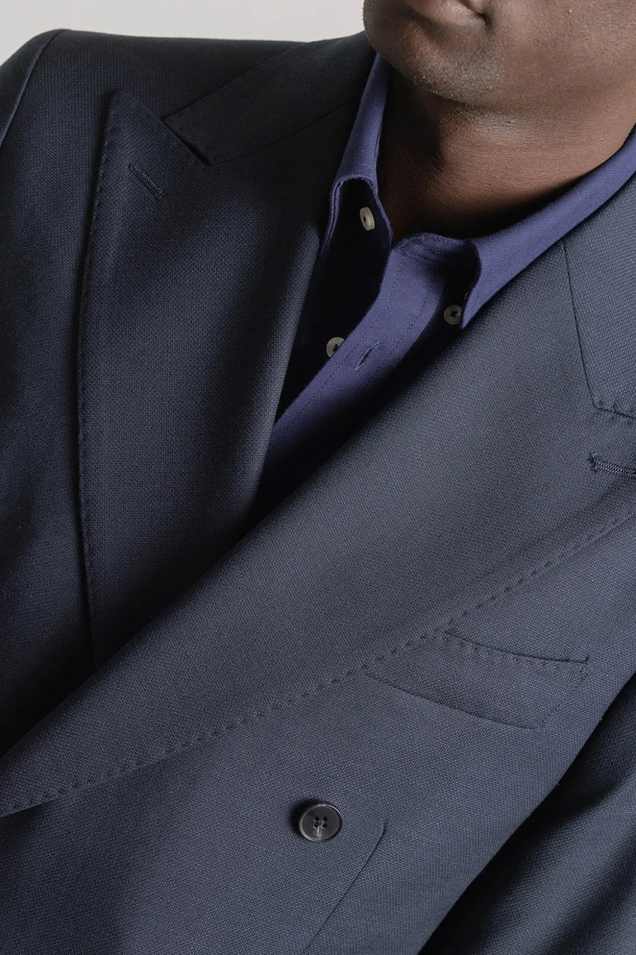 Americana cruzada slim fit