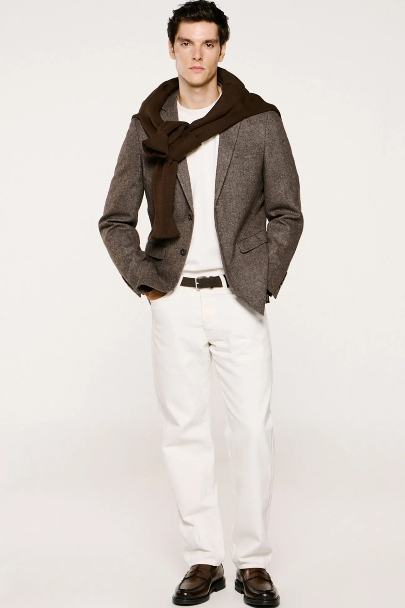 Americana de lana slim fit