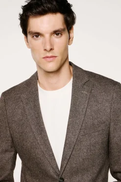 Americana de lana slim fit