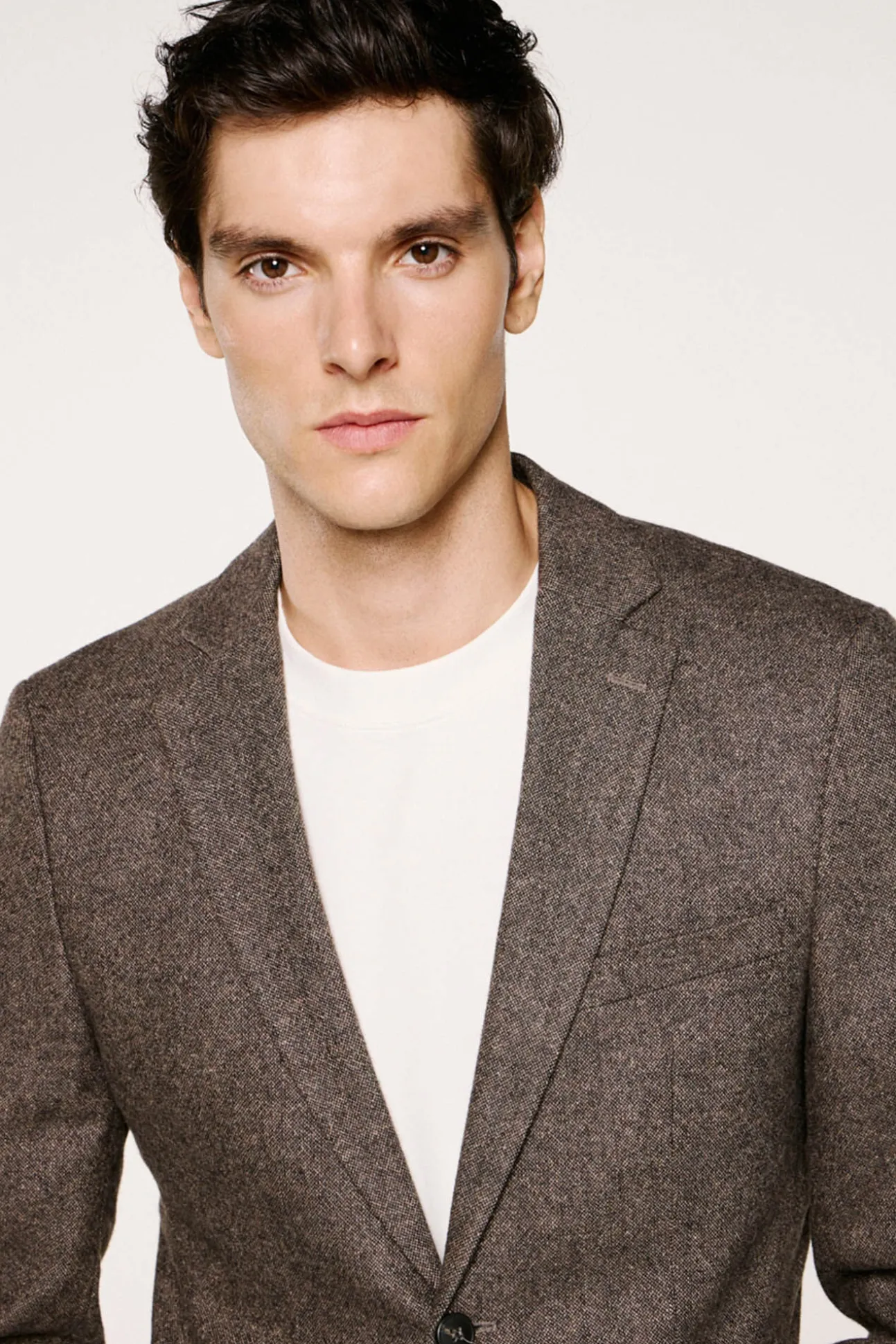 Americana de lana slim fit