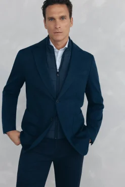 Americana de punto básica vistas desmontables